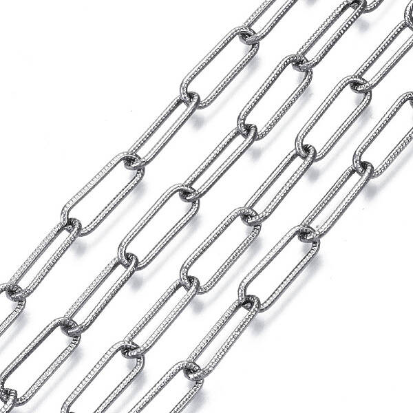 Unwelded Iron Paperclip Chains