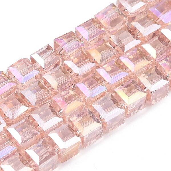 Electroplate Glass Beads Strands