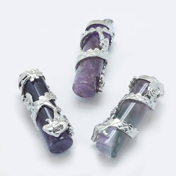 Natural Amethyst Pendants