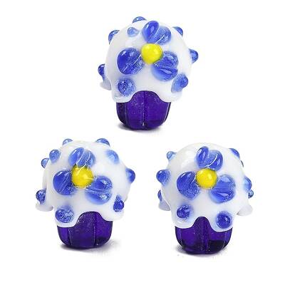 Handmade Lampwork Bumpy Beads