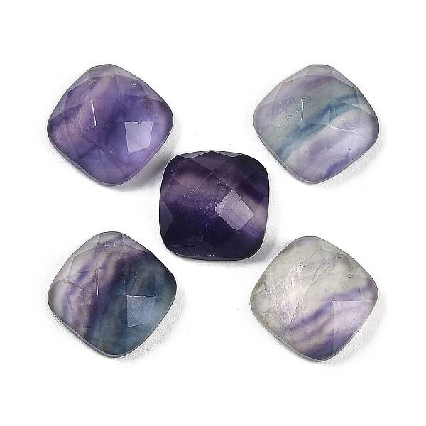 Natural Colorful Fluorite Cabochons
