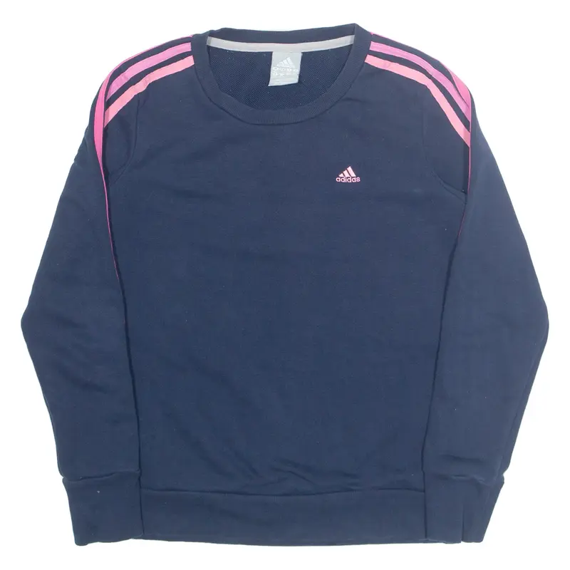 ADIDAS Womens Sweatshirt Blue XS