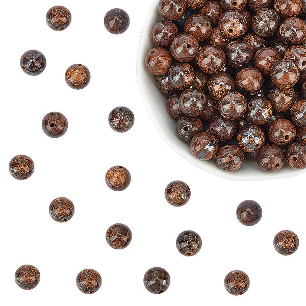 Natural Bronzite Bead Strands