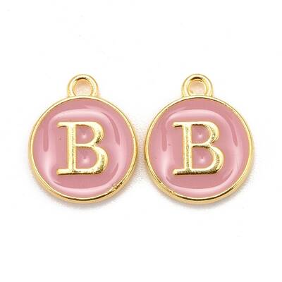 Golden Plated Alloy Enamel Charms