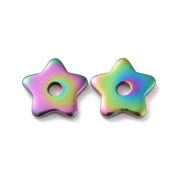 Rainbow Color Ion Plating(IP) 304 Stainless Steel Beads