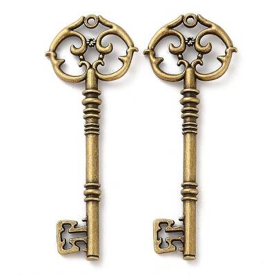 Tibetan Style Zinc Alloy Big Pendants