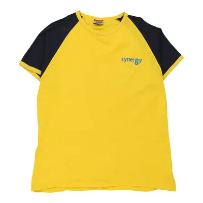 Synergy Clique T-Shirt - 2XL Yellow Cotton | Size: xx-large