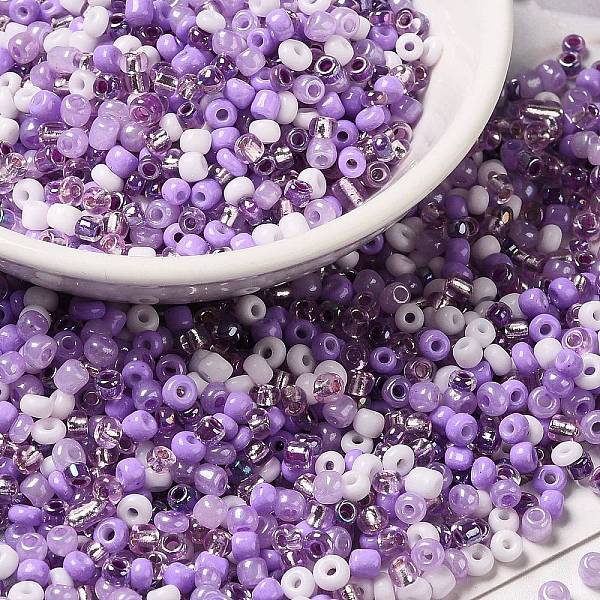 Opaque & Transparent Inside Colours Glass Seed Beads