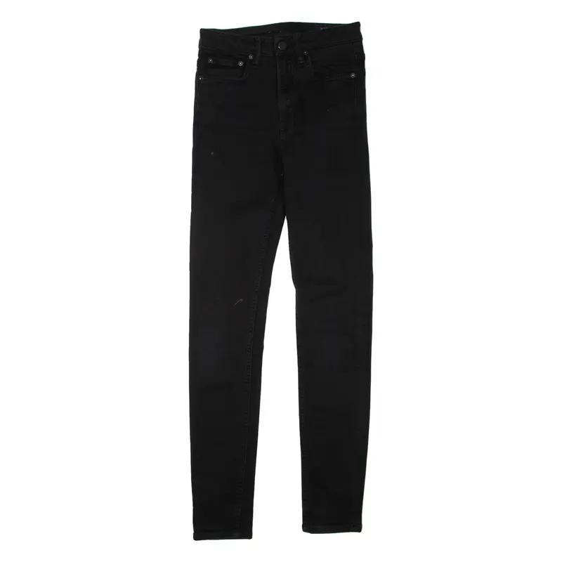 ALL SAINTS Womens Jeans Black Regular Skinny W24 L30