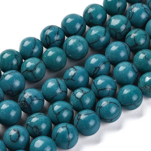 Synthetic Turquoise Beads Strands