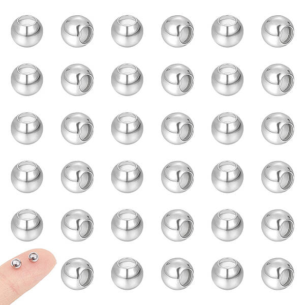 202 Stainless Steel Beads