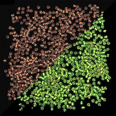 Glow in the Dark Luminous Transparent Glass Round Seed Beads