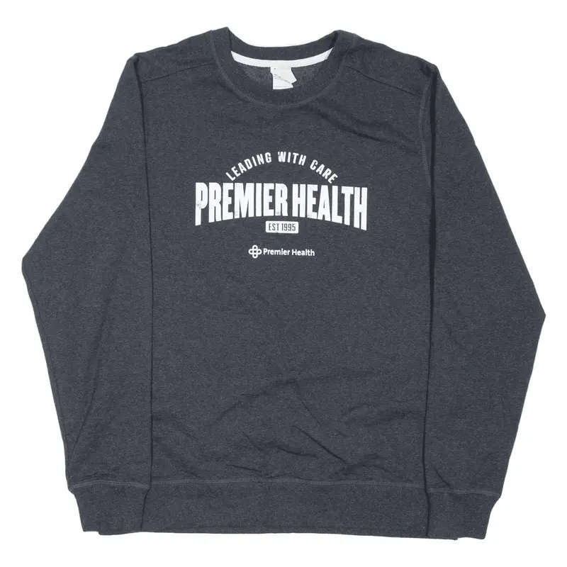 DISTRICT Premier Health Sweatshirt Grey Mens L