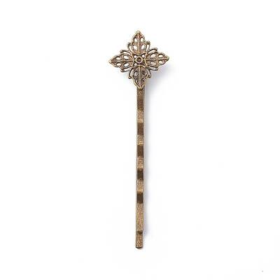Brass Hair Bobby Pin Findings