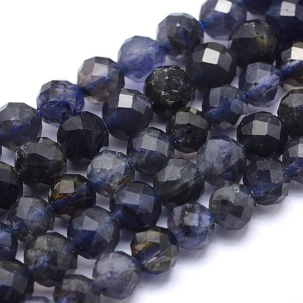 Natural Iolite Beads Strands