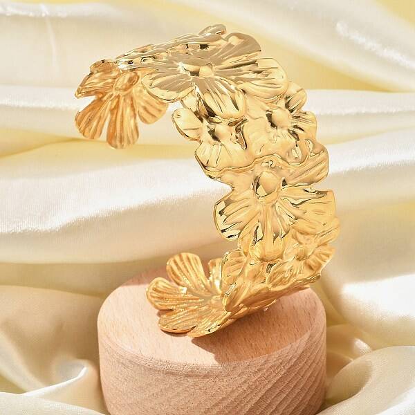 304 Stainless Steel Cuff Bangles for Women