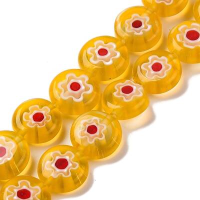 Handmade Millefiori Lampwork Beads Strands