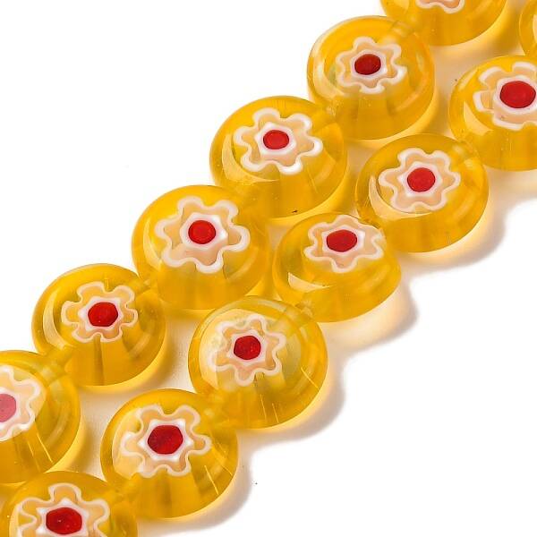 Handmade Millefiori Lampwork Beads Strands
