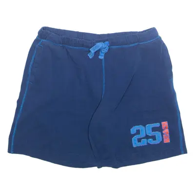 CRANE Mens Casual Shorts Blue L W30