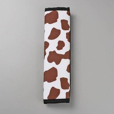 Cow Pattern Nylon Car Safety Belt Cover
