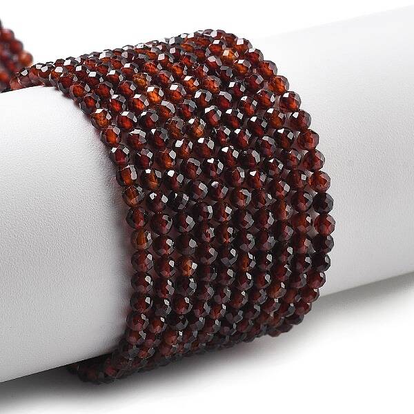 Natural Garnet Beads Strands