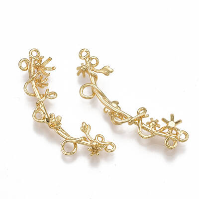 Brass Connector Rhinestone Settings