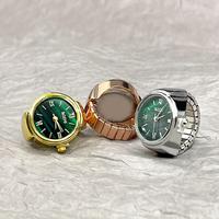 Mini Designer  Watch Creative Ring - Accessories Alloy Shell Finger Watch - For Men & Women - Trendy Luxury Jewelry Gift - Pe...