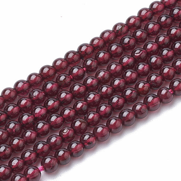 Natural Garnet Beads Strands