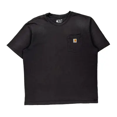 Carhartt T-Shirt - Large Black Cotton
