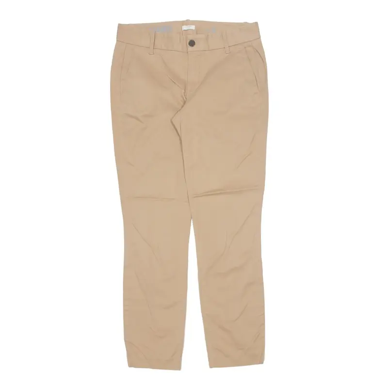 J CREW Frankie Chino Trousers Beige Regular Skinny Womens W30 L28