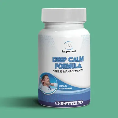 Natural Supplements LM Nutrition LLC Deep Calm Stress Management  - Healthcare, Supplement