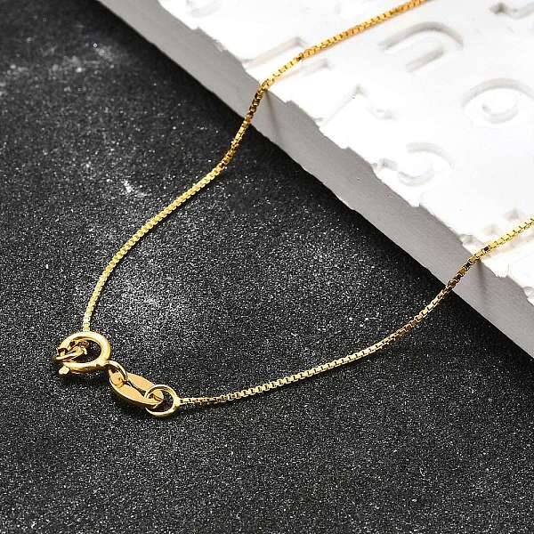 925 Sterling Silver Box Chain Necklaces