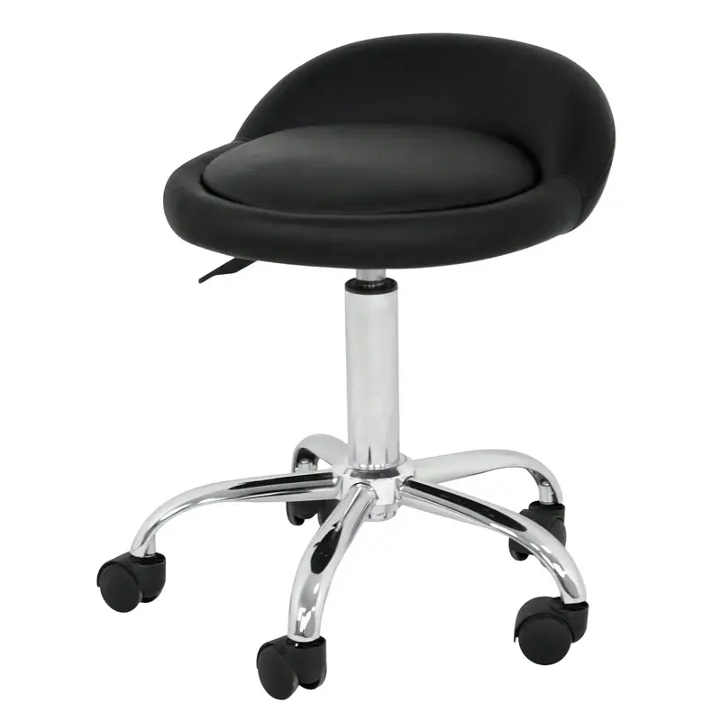 SuperDeal Adjustable Hydraulic Rolling Swivel Salon Stool Chair Tattoo Massage Facial Spa Stool Chair