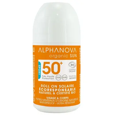 Alphanova Extreme Sport Roll-on Sun Cream Spf50+ Bio 70g