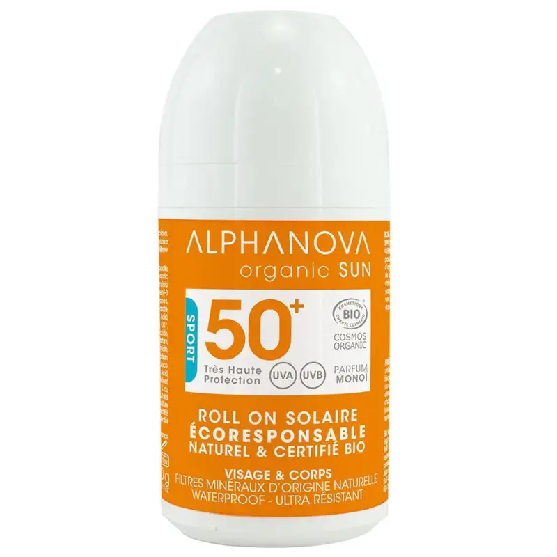 Alphanova Extreme Sport Roll-on Sun Cream Spf50+ Bio 70g