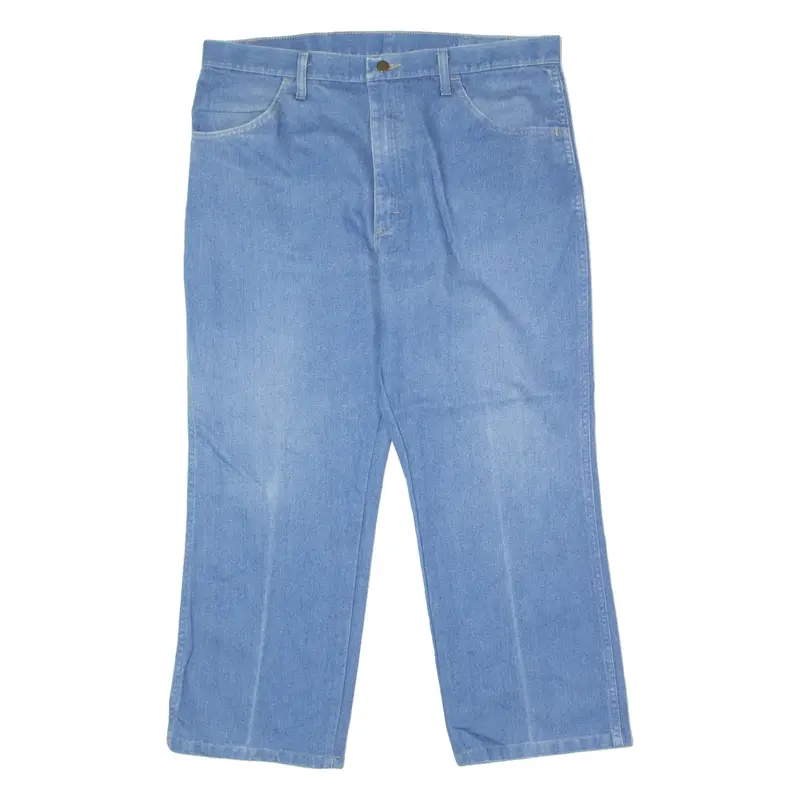 WRANGLER Mens Jeans Blue Regular Straight W38 L26
