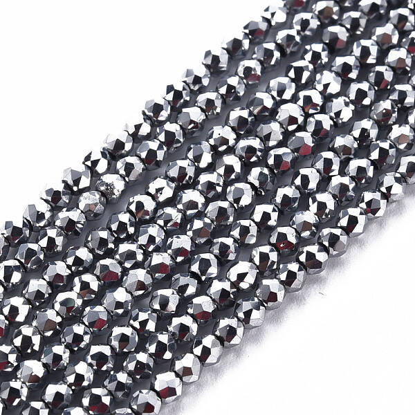 Electroplated Glass Beads Strands