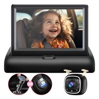 RVGoNow Baby Car Camera for Moms - USB Powered 4.3'' HD 1080P Monitor, Rear-Facing Seat Camera, Night Vision, 150° Wide-Angl...