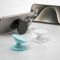 Solid Color Design Soft Silicone Mobile Phone Grip Holder, Collapsible & Expandable Phone Grip Stand, Phone Accessories for S...