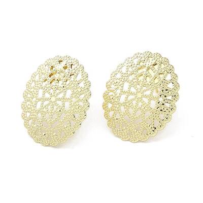 Brass Stud Earring Findings