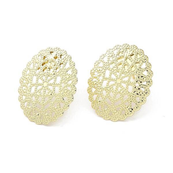 Brass Stud Earring Findings