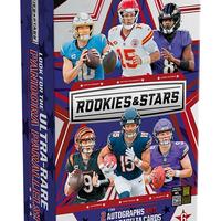 Panini 2024 Rookies & Stars Football Hobby Box - 1 Autograph, 2 Memorabilia Cards, 5 #'d Cards, 12 Inserts, 12 Rookie Cards, ...