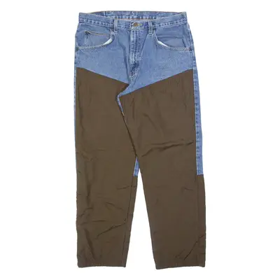 WRANGLER Mens Jeans Blue Regular Straight W34 L30