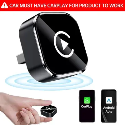 2026 Wireless carplay Adapter for iPhone/Android - Fast Connection,No Latency,Hands-Free Call wireless adapter Electronic Cha...