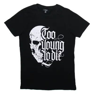 SMOG Too Young To Die Mens T-Shirt Black XS