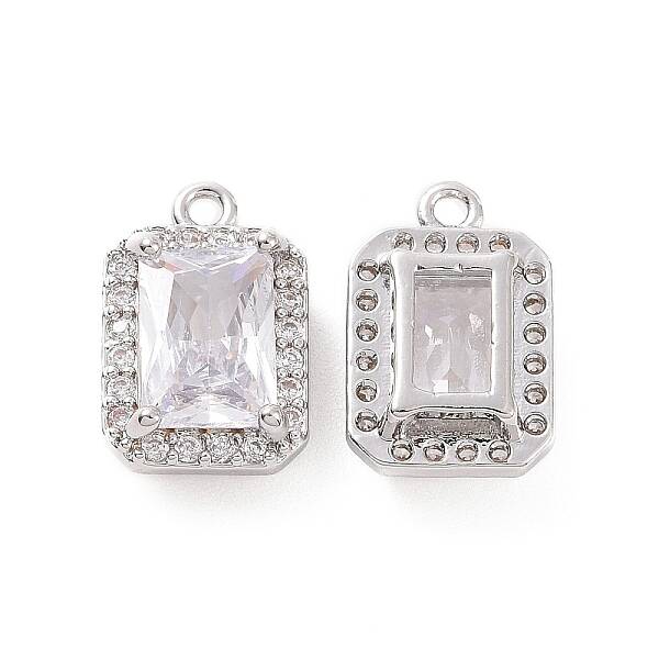Brass Pendants with Clear Glass
