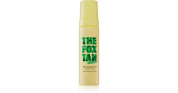 The Fox Tan Rapid Banana Whip Tan Accelerator and Prolonger Without SPF 200ml