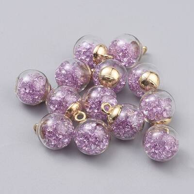 Transparent Glass Globe Pendants