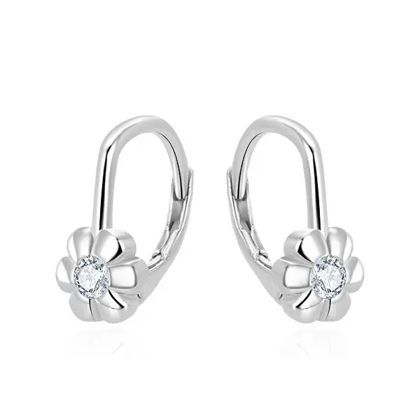 Beneto Lovely Clear Zirconia Girls Earrings AGUC3335-2
