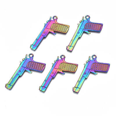 Rainbow Color Alloy Pendants